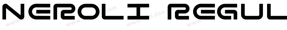 Neroli Regular字体转换